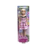 Spor35 HTH66 Barbie 65.Yıl Özel Pembe Elbiseli Bebek Kız Erkek Çocuk Oyuncak Eğitici Oyuncaklar