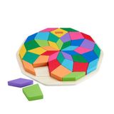 Spor35 HXT94 Fisher-Price Ahşap Mandala Yapboz Kız Erkek Çocuk Oyuncak Eğitici Oyuncaklar