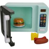 Spor35 Little Chef Sesli ve Işıklı Mikrodalga Fırın Kız Erkek Çocuk Oyuncak Eğitici Oyuncaklar