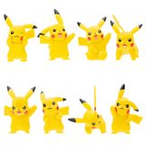 Spor35 Pokemon Battle 8'li Figür Seti Pikachu Kız Erkek Çocuk Oyuncak Eğitici Oyuncaklar