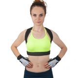 Sporcu Dik Duruş Korsesi Çapraz Profesyonel Medikal Ortopedik Sırt Kamburluk Önleyici Sporcu Korsesi Teşhir