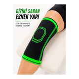 Sporcu Dizlik Esnek Örme Diz Koruyucu Nefes Alan Hafif ve Konforlu Tasarım - Lisinya
