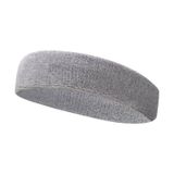 Sporcu Havlu Kafa Bandı, Alın Ter Bandı Headband Gri gri
