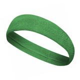 Sporcu Havlu Kafa Bandı, Alın Ter Bandı Headband (Yeşil, Standart)