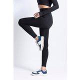 Sporcum Dikişsiz Kadın Siyah Seamless Spor Tayt – Sirius Serisi (SİYAH, M-L)