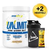 Sporfit Nutrition Unlimit Pre-Workout Amino Asit Tozu 510 Gr 30 Servis Kola + Shaker + Protein Kahve Hediyeli