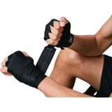 SPORIO Boks Bandajı 3,5 Metre 180 Inch Boks, Kick-Box ve Muay Thai Bandajı Beyaz - Siyah