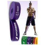 Sporsize 38 KG Direnç Lastiği Kas Geliştirme Fitness Crossfit Pilates Barfiks Bandı