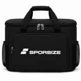 Sporsize 40 L Termal Soğutucu Buzluk Çantası, Kamp Piknik Plaj ve Seyahat İçin (Siyah)