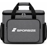 Sporsize 40 Litre Termal Soğutucu Çanta Haki Yeşil Kamp Piknik Plaj Buzluk Çantası - Siyah