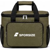 Sporsize 40 Litre Termal Soğutucu Çanta Kamp Piknik Plaj Buzluk Çantası - Haki