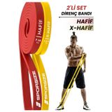 Sporsize 7 + 16 KG Power Loop Direnç Bandı Kas Geliştirme Fitness Crossfit Barfiks Lastiği