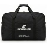 Sporsize Basketbol Top Çantası – 6–8 Top Kapasiteli, Dayanıklı Fermuarlı Spor Taşıma Çantası, Antrenman ve Maçlar Için Profesyonel Top Çantası - Siyah
