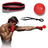Sporsize Boks Refleks Topu ve Ayarlanabilir Kafa Bandı – Refleks Geliştirme, Koordinasyon, Hız ve Odak Antrenmanı İçin Güvenli Antrenman Topu – Çocuk ve Yetişkin Uyumlu