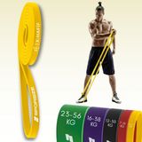Sporsize Profesyonel Direnç Bandı Kas Geliştirme Lastiği Fitness Pilates Cross Training Bant Yoga Push Up Barfiks Bandı - Ekstra Hafif (2.5-7KG)