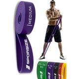 Sporsize Profesyonel Direnç Bandı Kas Geliştirme Lastiği Fitness Pilates Cross Training Bant Yoga Push Up Barfiks Bandı - Sert (16-38KG)