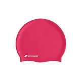 Sporsize Silicone Swimming Cap - Deniz Ve Havuz Silikon Yüzücü Bonesi (Fuşya)