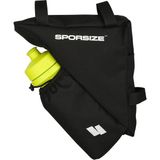 Sporsize Siyah Bisiklet Kadro Arası Matara Hazneli Su Geçirmez Çanta - Suluk Fiyata Dahil Değildir.
