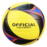 Sporsize Voleybol Topu | Resmi Boyut | Plaj & Açık Hava Kullanıma Uygun 260-280 Gram (Sarı)