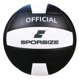 Sporsize Voleybol Topu | Resmi Boyut | Plaj & Açık Hava Kullanıma Uygun 260-280 Gram (Siyah)