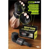 Sporsize Voven Boxing Muay Thai Bandage Black Boks Bandajı Muay Thai Bandajı El Sargısı Siyah 3,5 Metre