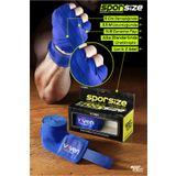 Sporsize Voven Boxing Muay Thai Bandage Blue Boks Bandajı Muay Thai Bandajı El Sargısı Mavi 3,5 Metre