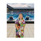 sporsuit Unisex Yüzücü Antrenman Kapüşonlu Panço Havlu, XXS, LANESA, Çok Renkli, Unisex Yetişkin