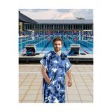 sporsuit Unisex Yüzücü Kapüşonlu Panço Havlu, L, LUMIN, Çok Renkli, üniseks-yetişkin