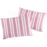 Sport Çizgili 2li Yastık Kılıfı Soft Line Bordo - 50 x 70 cm