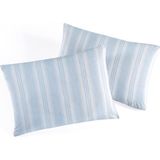 Sport Çizgili 2li Yastık Kılıfı Soft Line Gri - 50 x 70 cm