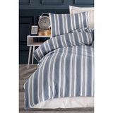 Sport Çizgili Nevresim Takımı Tek Kişilik Soft Line Lacivert - 160 x 220 cm