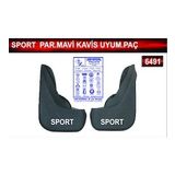 Sport Parçalı Mavi Kavis Uyumlu Paçalık Çamurluk Tozluk