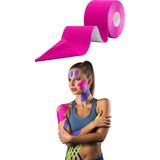 Sport Tape Kinezyo Sporcu Bandı - Ağrıı Bandı 5 Metre x 5 cm - Kinesio Bant - Kinesyo Band - Pembe