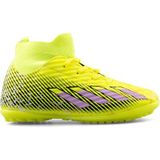 Sportaç Çocuk Çoraplı Unisex Halısaha ve Çim Zemin Kramponu 102H - Sarı - Lila