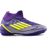 Sportaç Çocuk Çoraplı Unisex Halısaha ve Çim Zemin Kramponu 103H - Mor - Sarı