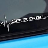 Sportage Yan Cam Sticker Oto Kapı Çıkartma Tuning oto 20 cm x 7 cm yazı 258