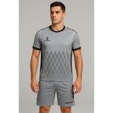SPORTECH Gri-Siyah Forma Takımı (İsim ve Numara Yazılır) K0174-M