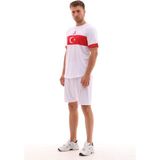 Sportech K0140 Türkiye Milli Takım Forması Beyaz 128 cm Unisex Modeli Tek Kelime İsim ve Numara Yazılır