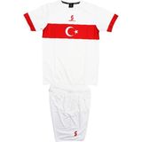 Sportech K0140 Türkiye Milli Takım Forması Beyaz (TEK KELİME ISİM VE NUMARA YAZILIR) - XS