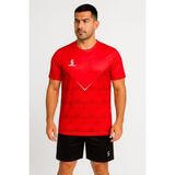 Sportech Kırmızı-Siyah Forma Takımı K0146 (TEK KELİME ISİM VE NUMARA YAZILIR) - 2XL