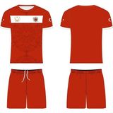 Sportech Kurt Motifli Yeni Nesil Türkiye Forma Takımı K0168 (Tek Kelime Isim ve Numara Yazılır) M - Kırmızı