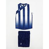 Sportech Lacivert-Beyaz Forma Takımı K0139 (TEK KELİME ISİM VE NUMARA YAZILIR) - Lacivert - Beyaz - XL