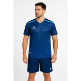 Sportech Lacivert-Turkuaz Forma Takımı K0138 (TEK KELİME ISİM VE NUMARA YAZILIR) - Lacivert - Turkuaz - XL
