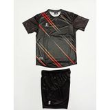 Sportech Siyah Forma Takımı K0137 Kişiye Özel İsim ve Numara Yazılabilir 176 cm - XL