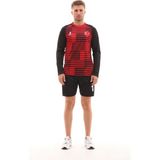 Sportech Sünger Destekli Kaleci Forma Takımı, Kırmızı-Siyah K0142 - 2XL