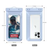 SPORTFACE SF-W01 SU GEÇİRMEZ TELEFON ÇANTASI, MAVİ, STD