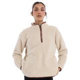 Sportive 24KK018-OAT Sherpa Bej Günlük Stil Kadın Polar