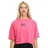 Sportive 24YKTL18B13-PMB Aki Pembe Günlük Stil Kadın T-Shirt
