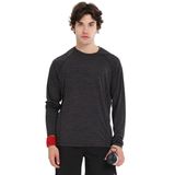 Sportive 25KE1004-SYHK Siyah Arriba Erkek Koşu T-Shirt