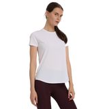 Sportive 25KK1047-KBYZ Beyaz Zana Kadın Koşu T-Shirt